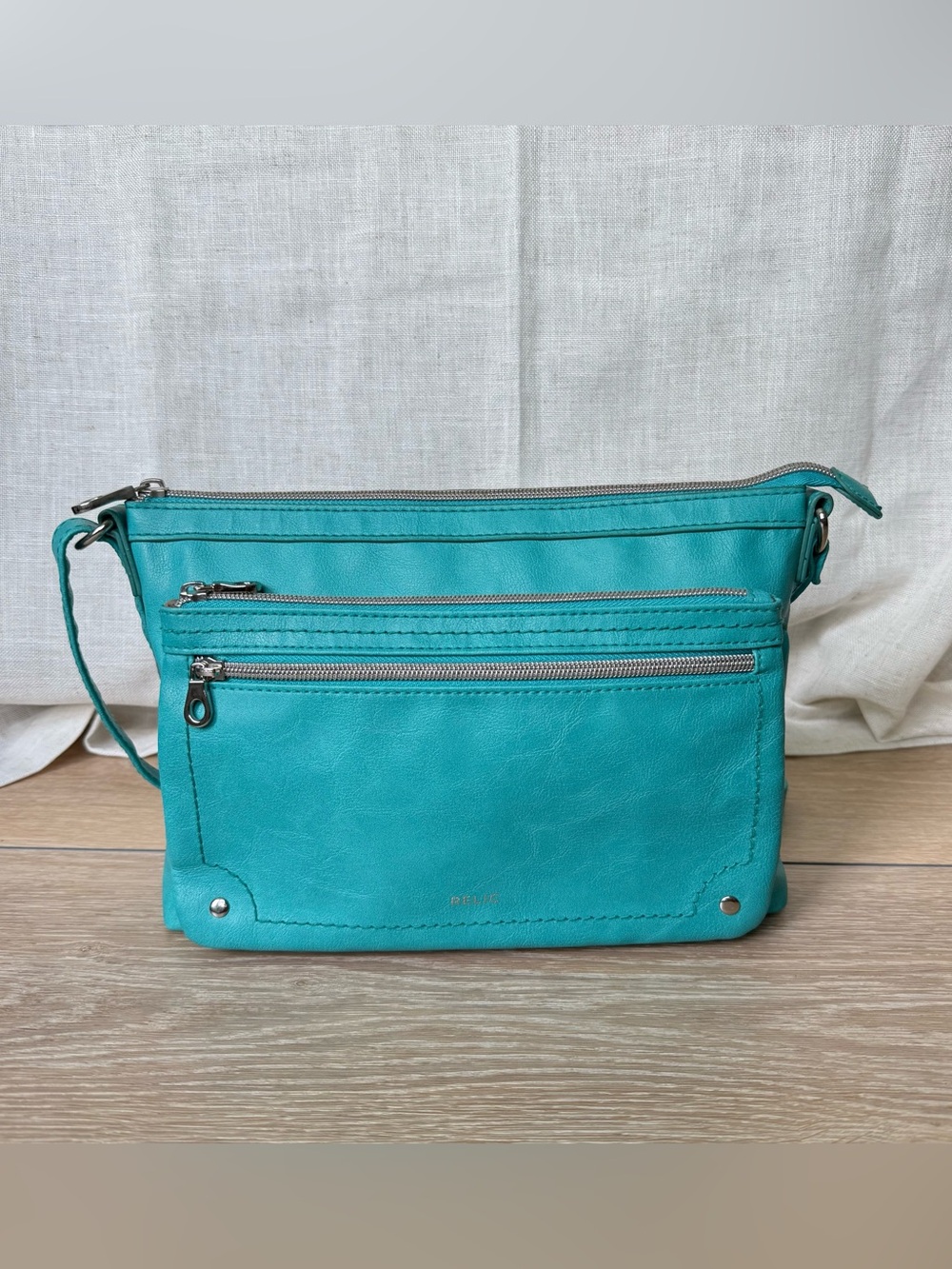 Retro Y2K Relic Hippie turquoise crossbody bag